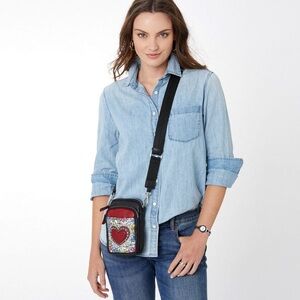 Desigual Heart Crossbody Bag
